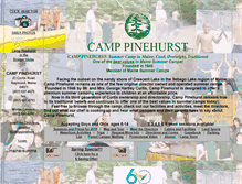Tablet Screenshot of camppinehurst.com
